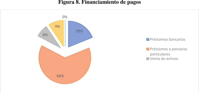 Figura 8. Financiamiento de pagos 