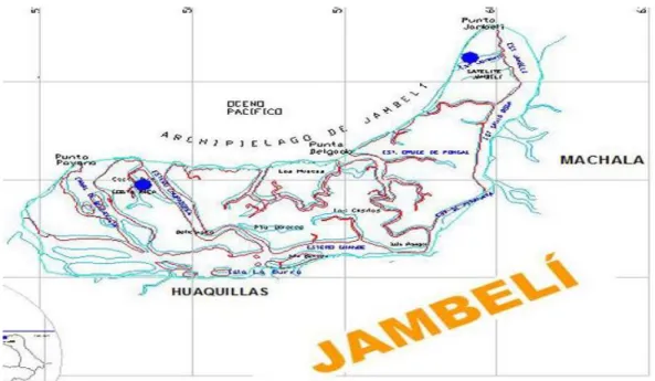 Figura  2 Micromapa de la Isla Jambelì
