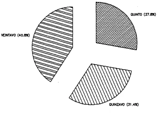 GRÁFICO 16: QUINTOS SOBRE CARGOS 