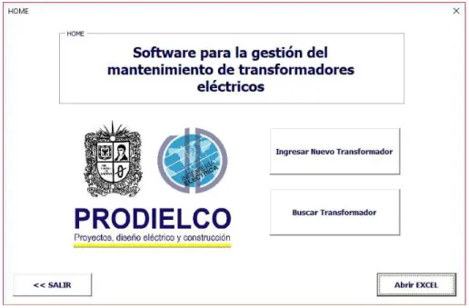 Figura 4 .   Interfaz de usuario principal.