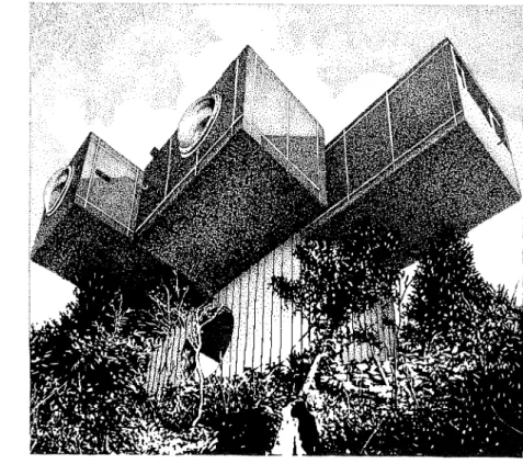 Fig. 10.-CAPSULE HOUSE «K». KISHO KUROKA- KUROKA-WA, 1972. VISTA EXTERIOR.