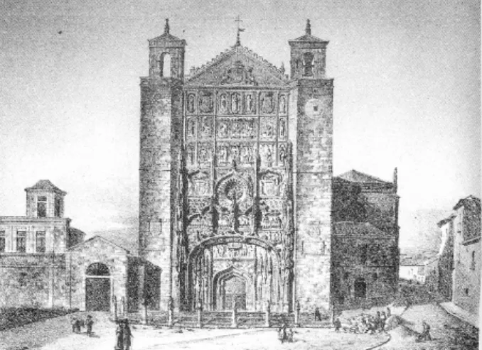 Fig. 1. The façade of San Pablo in 1861 (Crosa 1861) 