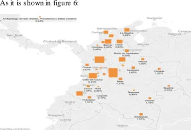 Figure 5: Location  of  Reference Center  Services -Source:  [Ministry  of  Health  and  Social Protection  - DPSAP  - 