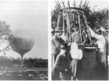 Figure 2.1: V. Hess in the balloon flights which led to the discovery of cosmic rays.