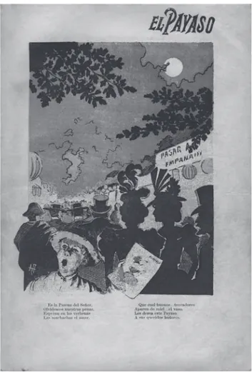 Figura 7. Alejandro Fauré, Revista El Payaso, Santiago, 26 de diciembre de 1897. Colección Biblioteca  Nacional