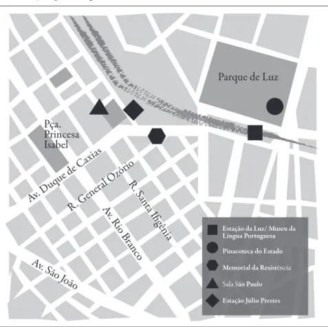 Figura 3 | Mapa da Região da Luz