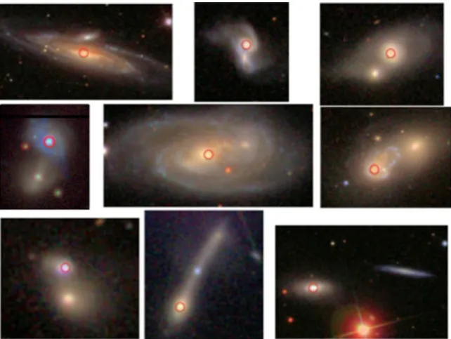 Figure 3. Composite gri filter images of nine BAT AGN hosts with inactive companions within 30 kpc