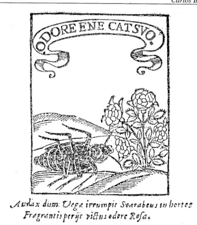 Fig. 6.  Emblema de la Expostulatio Spongiae, Madrid,  1618. 