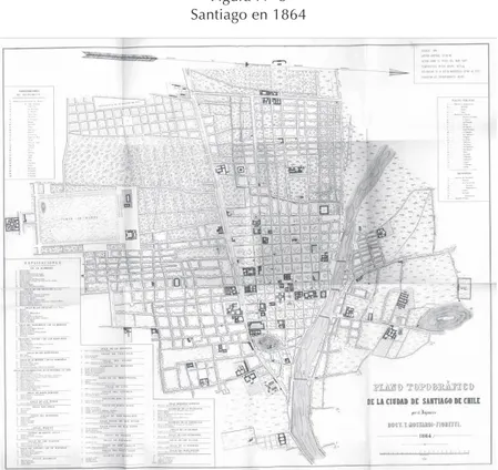 Figura N° 8 Santiago en 1864
