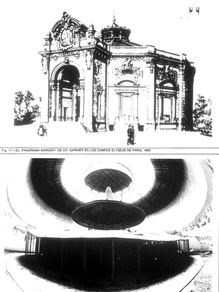 Fig. 17.-EL «PANORAMA MARIGNY» DE CH. GARNIER EN LOS CAMPOS ELYSEOS DE PARIS, 1880.