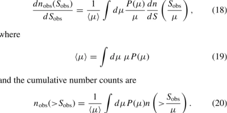 Figure 5 presents the magnification probability distribution for foreground NFW and SIS profiles lensing a source at z = 2.