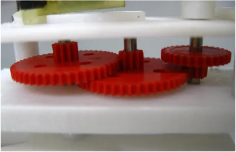 Figura 20. Adaptación al movimiento de la estructura móvil Figura 19. Aceleradora de Encoder v.1 