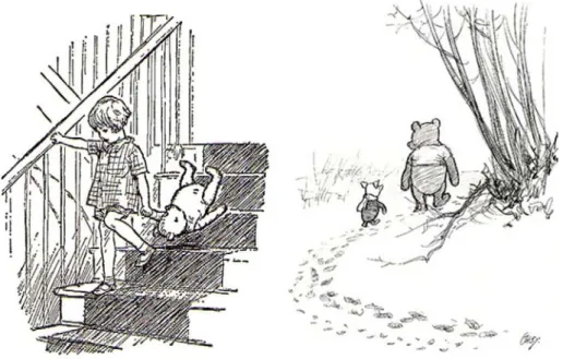 Fig 1. Illustration of Winnie-the-Pooh. E.H. Shepard (Artist). Winnie-the-Pooh (New York: Penguin  Books, 2005) 2,37