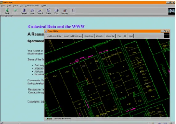 Figure  1  :  The  University  of  Melbourne  is  working  on  providing  DCDB  data  update  and upgrade mechanisms through the WWW