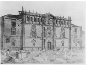 Figure 1: Facade of the demolished convent of San Diego.  Valentín Cardera. Between 1820 and 1859