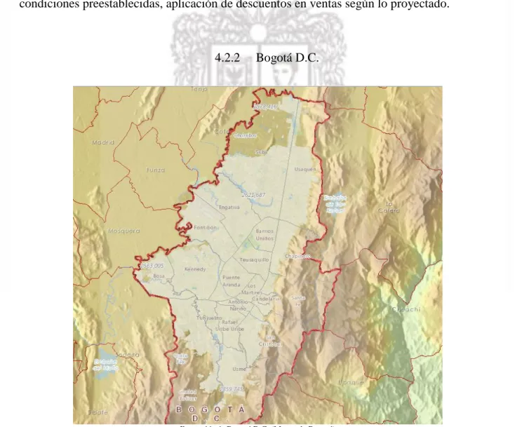 Ilustración 1: Bogotá D.C. (Mapas de Bogotá) 