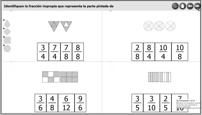Figura 2-9: Ejemplo de ejercicio del software 
