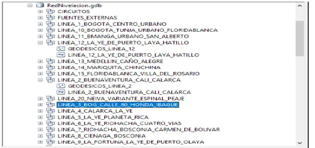 Figura 4. Estructura de la GDB 