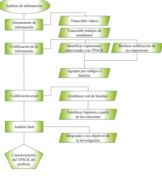Figura 4. Procedimiento para el análisis de la información 