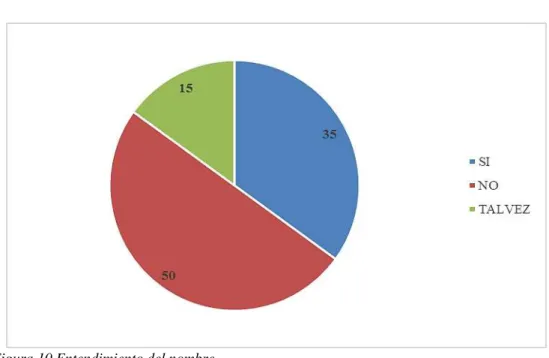 Tabla 8 Entendimiento del nombre