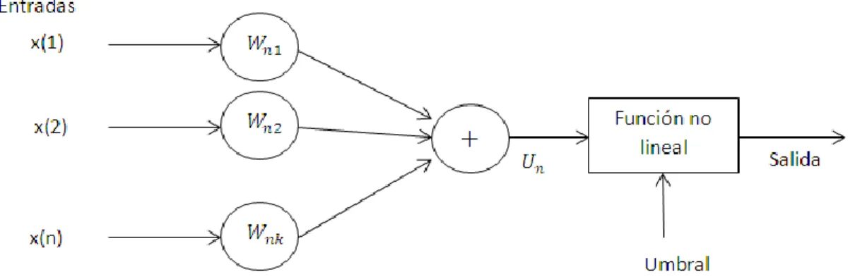 Fig. 17: Esquema de un modelo neuronal. 