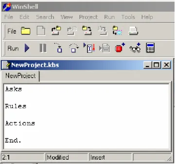 Figura A2.1 Ambiente de trabajo de WUCShell 