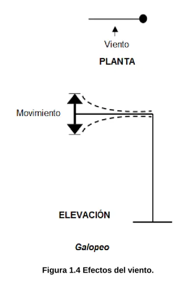 Figura 1.4 Efectos del viento. 