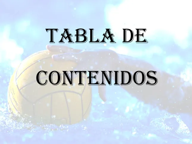 TABLA DE  CONTENIDOS 
