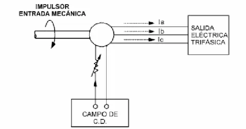 Figura 1.2. Generador sincrónico. 