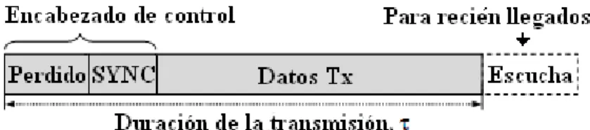 Figura 6 Estructura del paquete de datos 