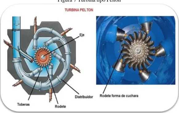 Figura 7 Turbina tipo Pelton 