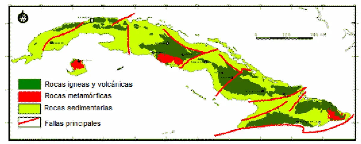Fig. 1.11 Rocas de Cuba 