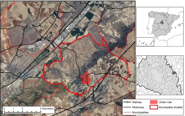 Figure 3: Municipality of Los Santos de la Humosa employed to test the prototype. 