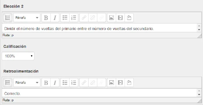 Figura 2.3. Diseño de las respuestas. 
