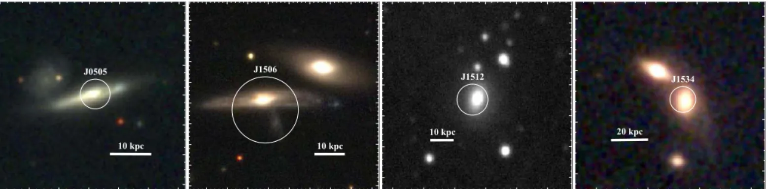 Figure 8. Optical images for the extreme NuSTAR sources that have both a high CT likelihood and a well-resolved host galaxy in the optical imaging