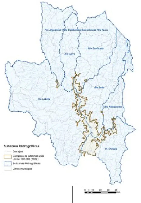 Figura 5: Subzonas Hidrográficas 