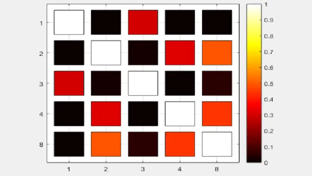Fig. 2.5 Ejemplo de matriz MAC obtenida. 
