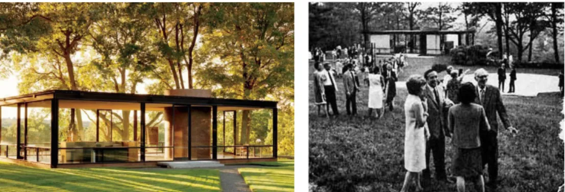 Fig. 02. Glass House, Philip Johnson.