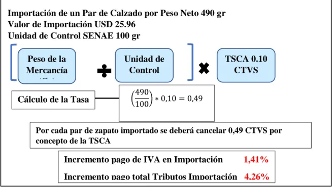 Figura 9. Ejemplo de aplicación de la tsca 