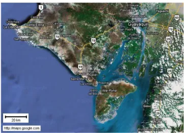 Figura No. 3. Puerto Marítimo de Guayaquil  Fuente: Google map (2018) 