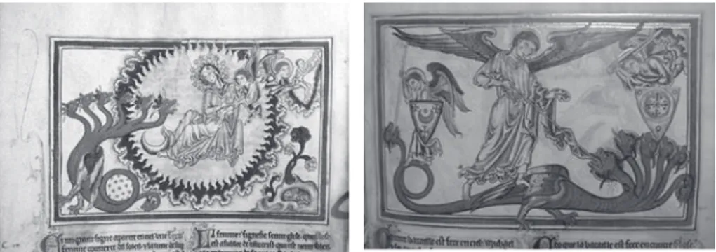 Fig. 14: Apocalipsis figurado de los Duques de Saboya (1428-1435), Madrid, Real Biblioteca  del Monasterio de El Escorial, Cod