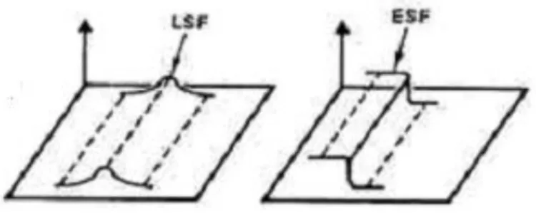 Figura 9: Representación de la LSF y ESF 