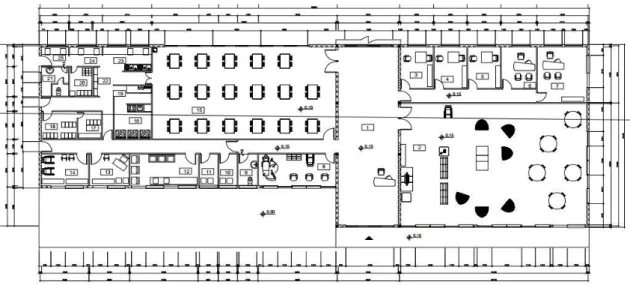 Fig. 2.2 Plano en planta del objeto de obra 1. 