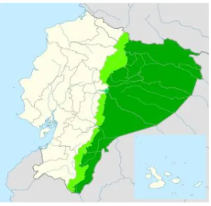 Figure 4 Mapa de la Región Amazónica 