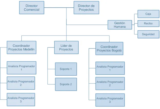 Figura 1 Estructura Organizacional 