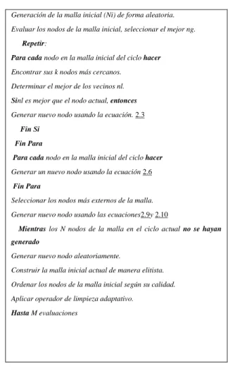 Figura 2.1  Esquema general de modelo VMO 