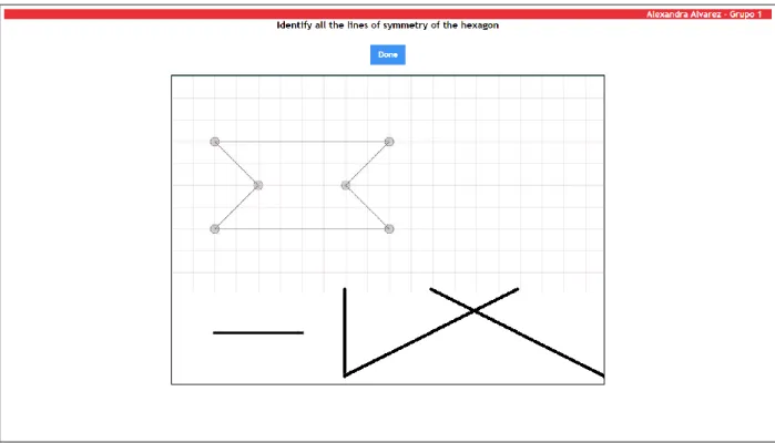 Figure  2-2  shows  the  problem  that  was  presented  to  the  class  (top)  and  the  elements  that  the  students could use to solve the problem (bottom)