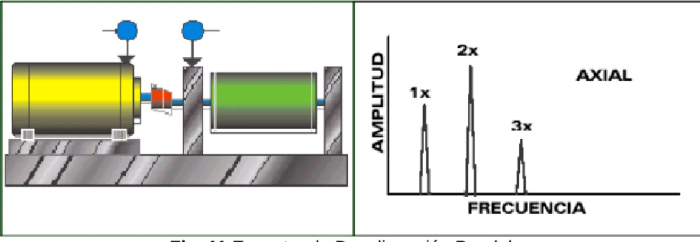 Fig. 11 Espectro de Desalineación Paralela 