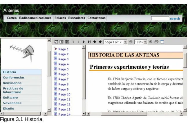 Figura 3.1 Historia. 