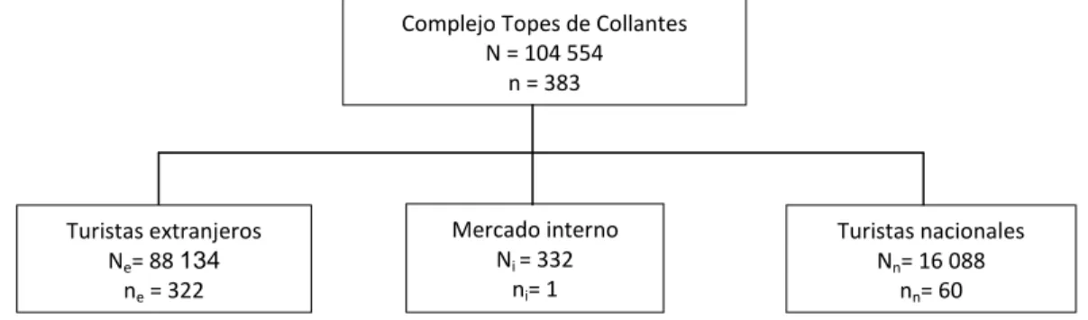 Figura 2: Distribución de la muestra por estratos. 